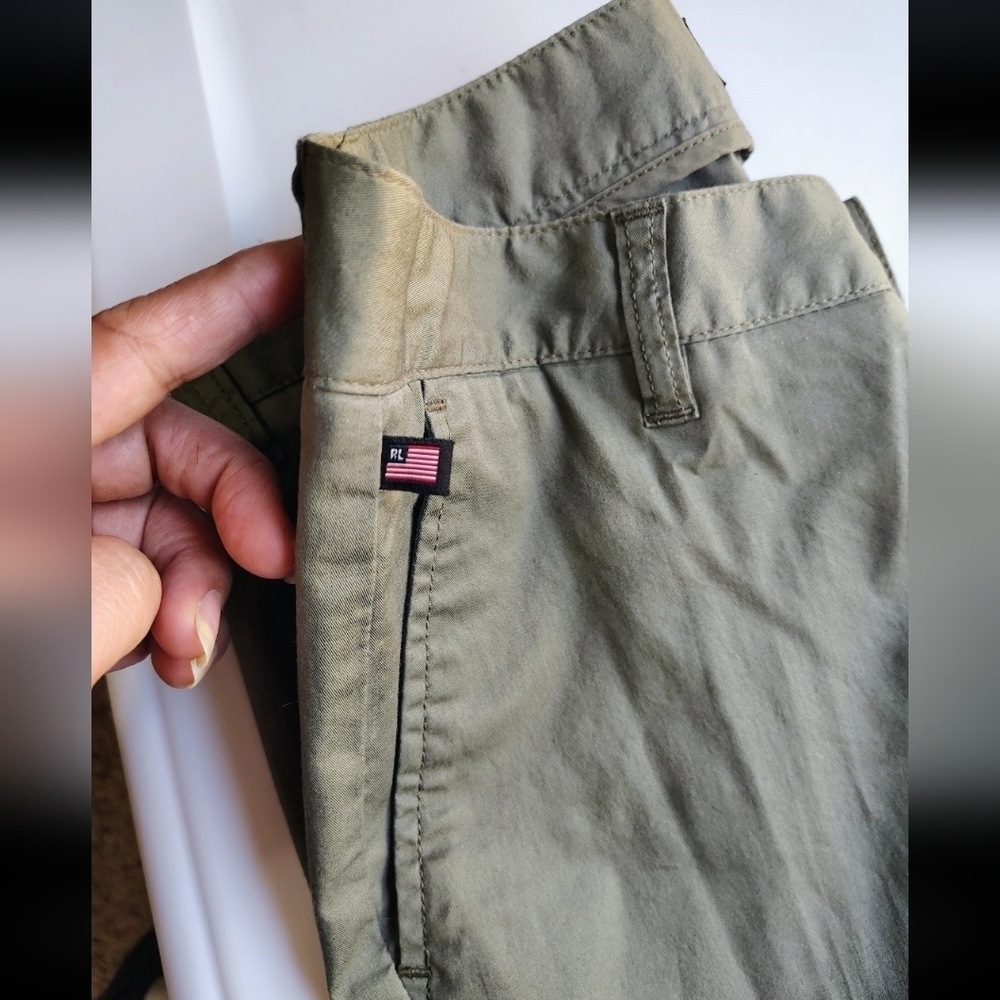 Polo Jeans Co Ralph Lauren Women's Mid-Rise Cuffed Capri Pants,Cotton Outdoor 8. - Picture 10 of 14